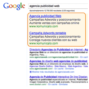 Campaas Google Adwords